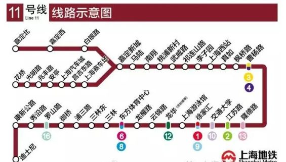 上海地铁几号线到迪士尼乐园1