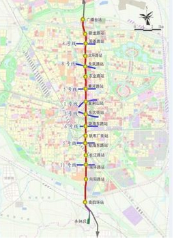 郑州地铁2号线线路图|郑州地铁2号线线路图新