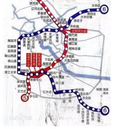 天津地铁6号线一期全线洞通1