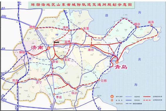 环渤海高铁2030规划图图片
