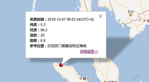 印尼6.8级地震最新消息1